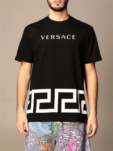 versace shirt white and black|Versace t shirt price.